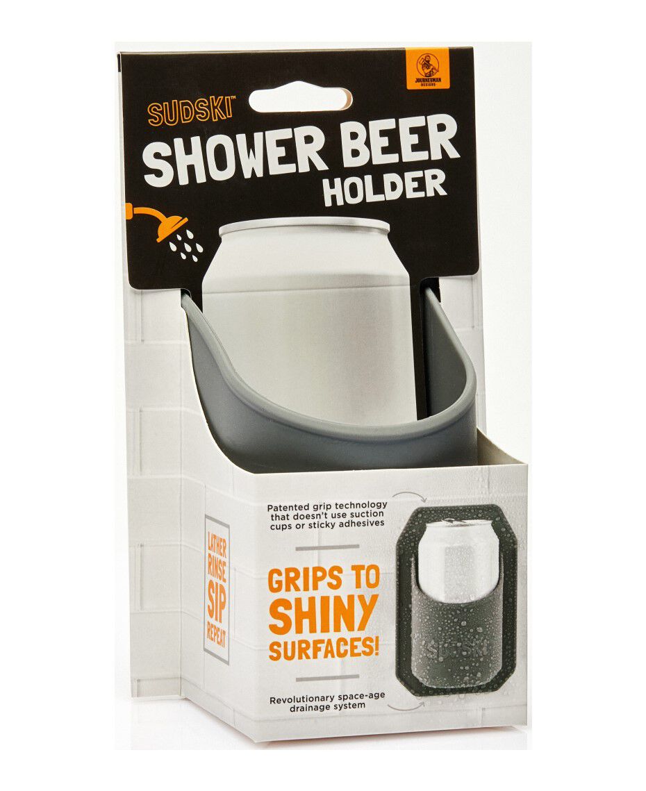 Tooletries Shower Beer Holder Grey Shaver Shop